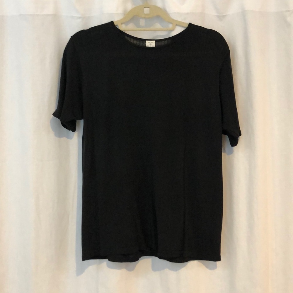 Silk Tshirt (Black)